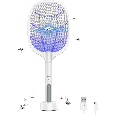 Mosquil - Paleta electrica anti-tantari + CADOU bratara anti-tantari pentru copii & bebelusi