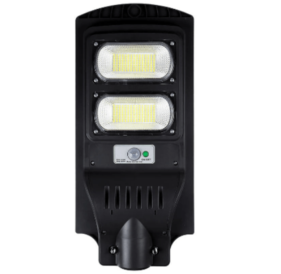 Lampa Solara Stradala, Cu Suport Metalic, Iluminare Puternica, Control Din Telecomanda