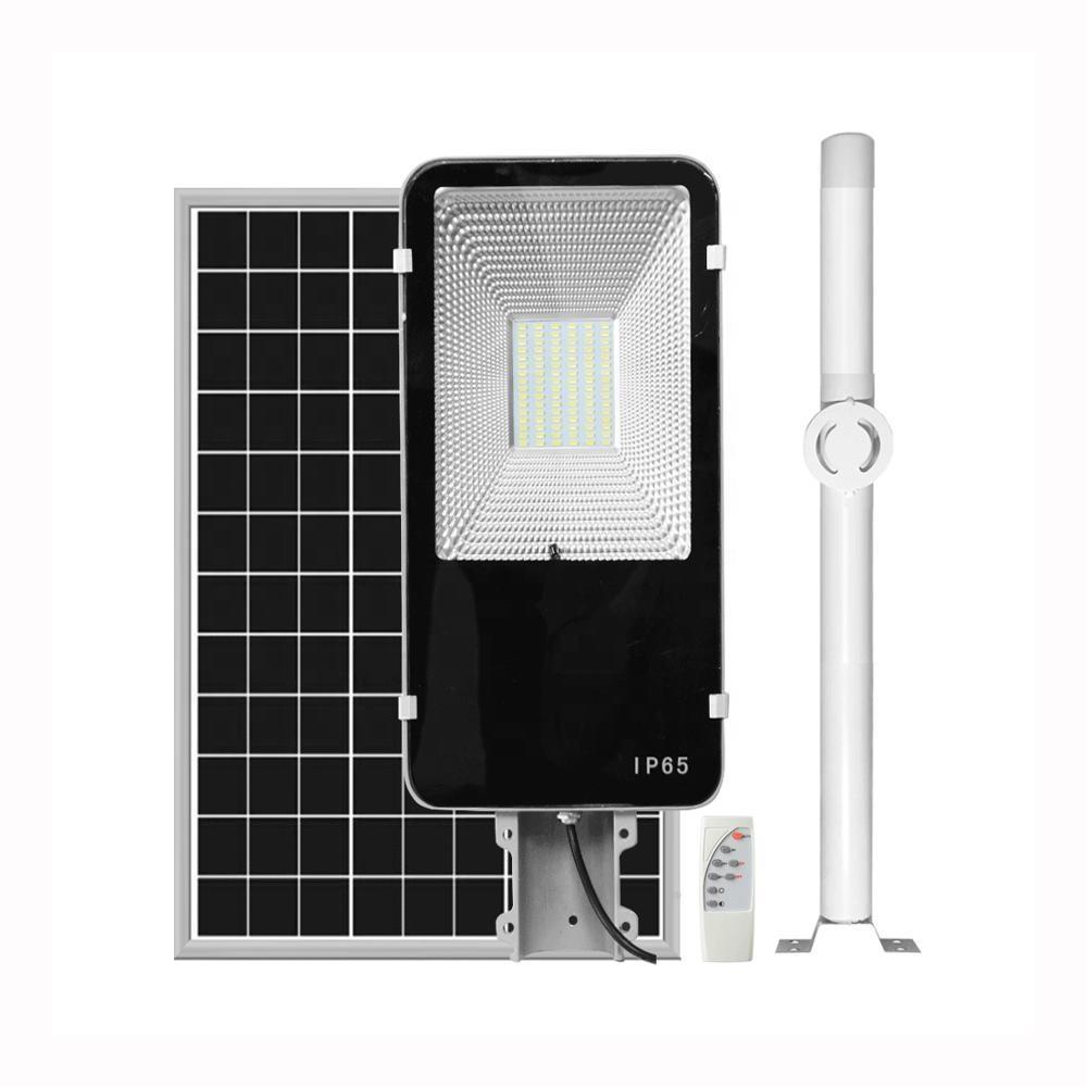 Lampa Solara Jortan, Cu Stalp Pentru Montare, Control Din Telecomanda, Lumina Puternica, 100W