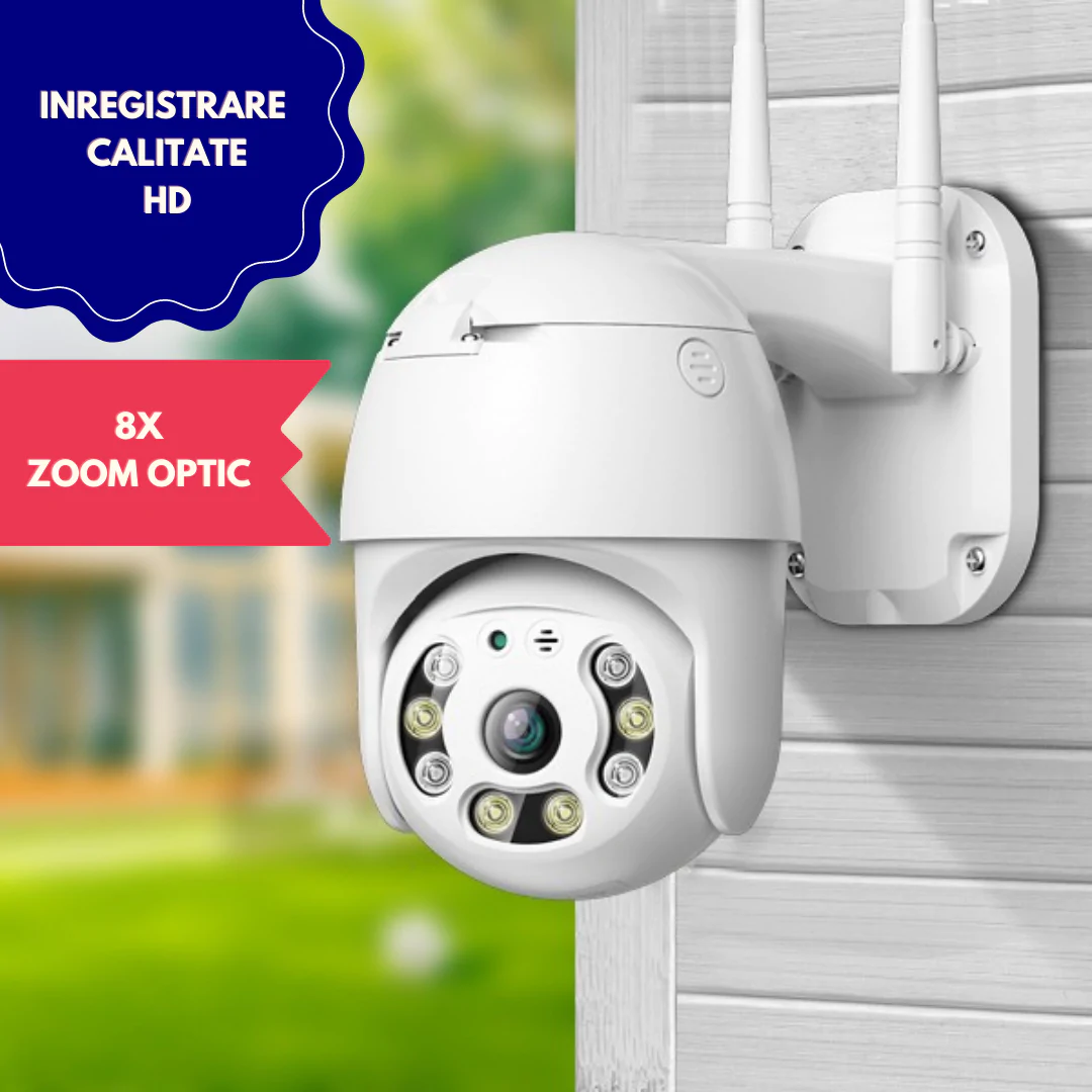 Camera Smart IP Wireless HD cu detectie miscare si vedere NOCTURNA