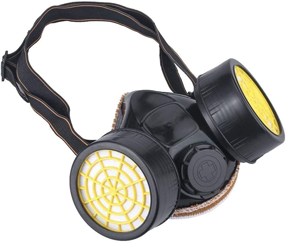 Masca De Protectie, Anti Praf Si Vapori, Anti-Poluare, Cu 2 Filtre De Carbon Activ