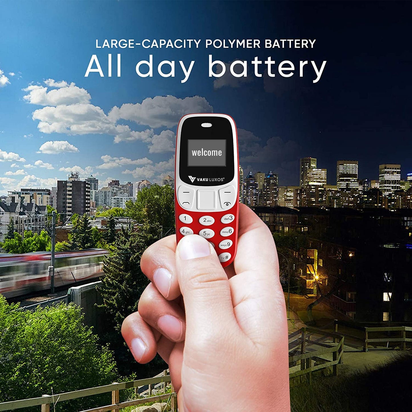 Mini Telefon Dual SIM, Dimensiune ecran 0.66 Inch, Baterie 350 mAh, Bluetooth