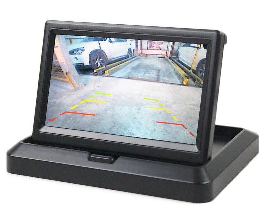Monitor Color 4.3 Inch, Pentru Camera De Marsarier, Rabatabil, Rezolutie 480 x 272