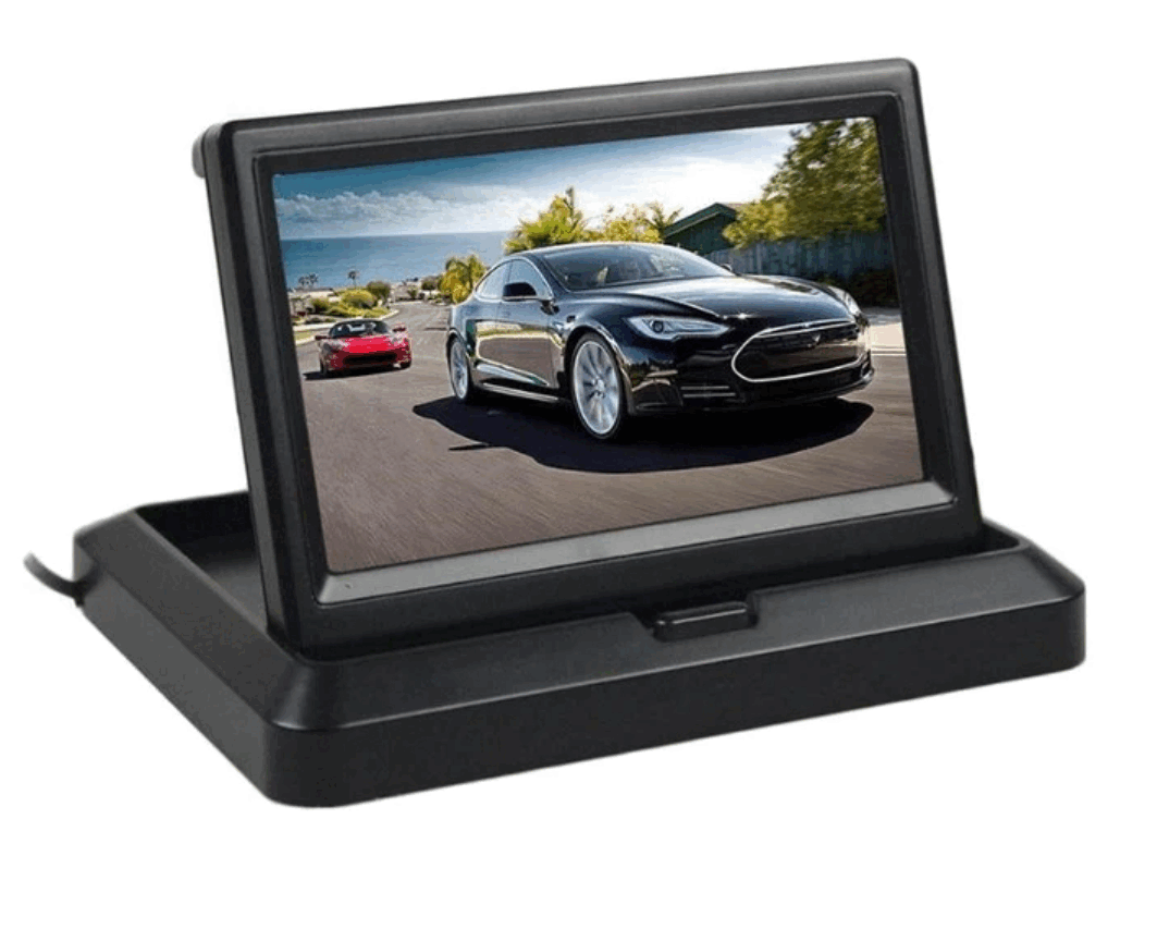 Monitor Color 4.3 Inch, Pentru Camera De Marsarier, Rabatabil, Rezolutie 480 x 272