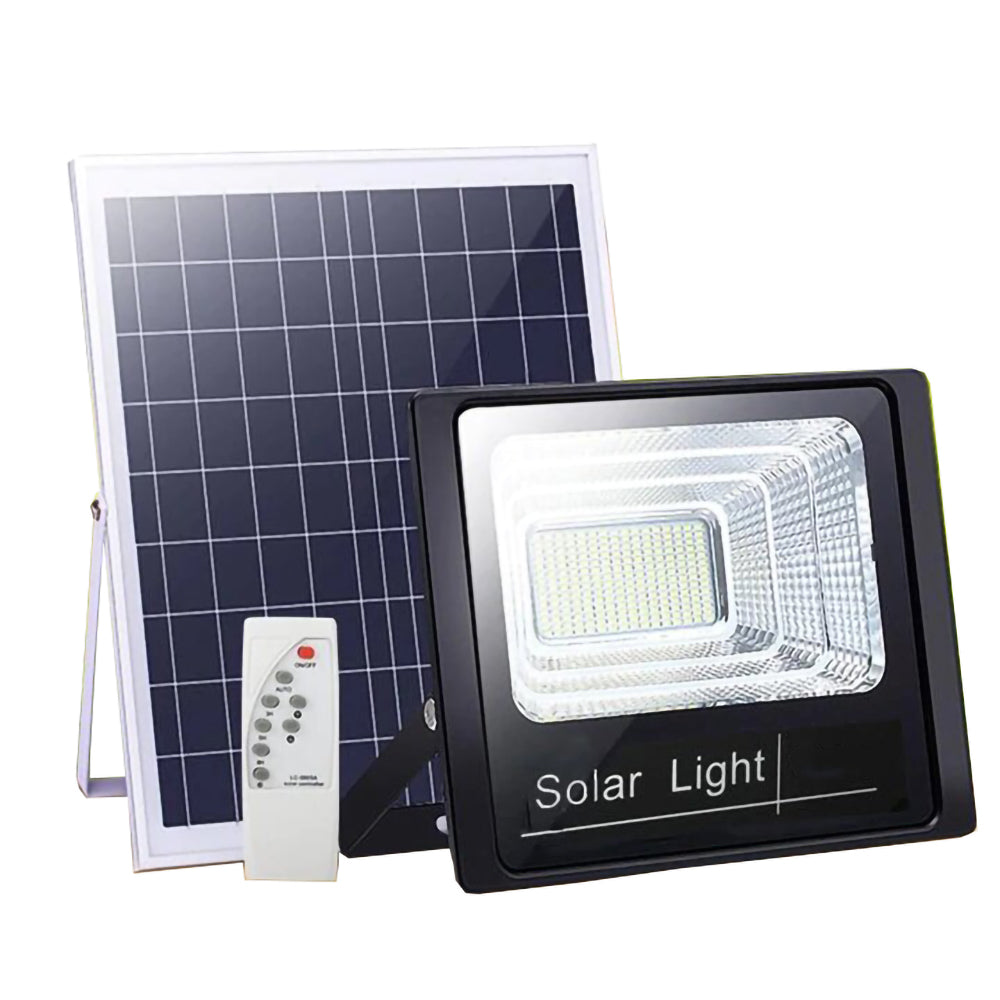 PACHET PROMOTIONAL: Proiector Puternic Si Rezistent La Apa IP66 VELORA 200W + Panou Solar + Telecomanda Si Accesorii,Incarcare Rapida + Accesorii+Lampa Solara 100x Led CADOU