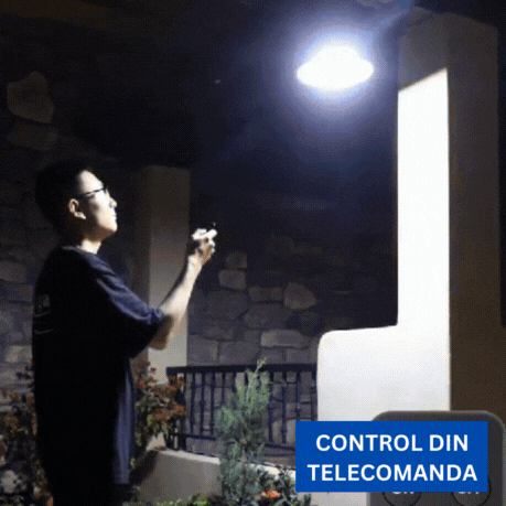 Lampa Suspendata Cu Incarcare Solara, Reglare Intensitate Lumina, Control Prin Telecomanda, Lumina Alb Rece