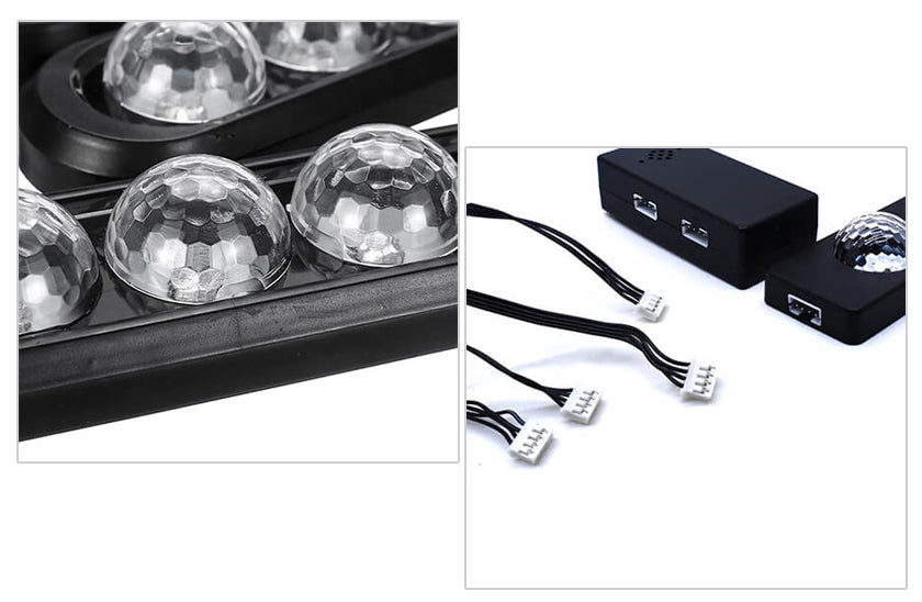 Lumini LED pentru interiorul auto DiscoDots