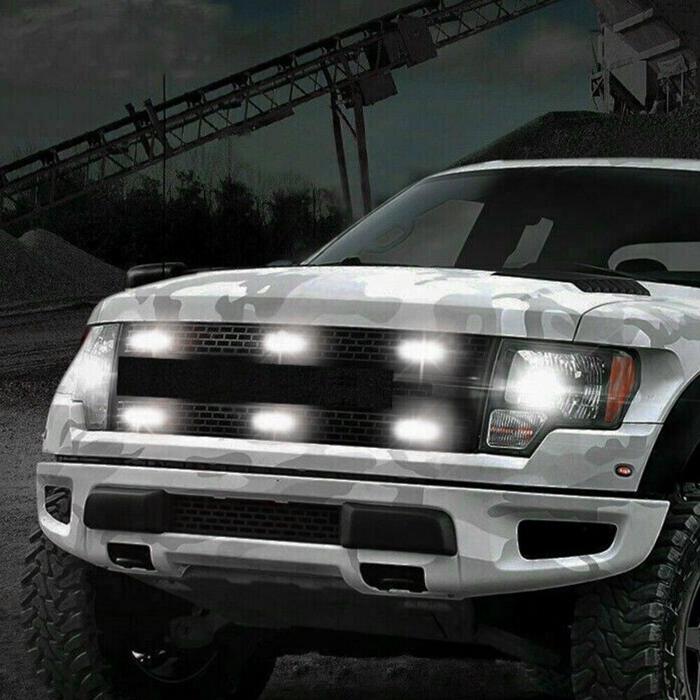 Set 4x Stroboscop, 12LED, Lumina Alb Rece