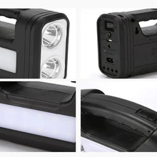 KIT Panou Solar Cu 3 Becuri, Incarcator USB Si Lanterna LP-0061