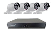 Sistem Supraveghere 4 Camere, Senzor Miscare, 4K Ultra HD, Conexiune PC/Telefon, Interior/Exterior + Hard Disk 500 GB CADOU