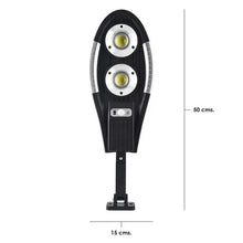 Set 2 Lampi Solare cu Panou Integrat, Control prin Telecomanda, Senzor de Miscare