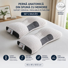 1+1 GRATIS – Pernă Anatomică Pillow Pro din Spumă cu Memorie