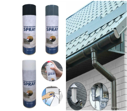 1+1 GRATIS Spray De Etansare 450 ml, Impermeabil, Hidroizolatie, Protectie De Lunga Durata Anti Apa, Uscare Rapida, Multisuprafe, Ciment, Gresie, Metal, Burlane