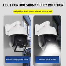 Set 1 + 1 Lampa cu Incarcare Solara, Tip Camera De Supraveghere, Control prin Telecomanda, Senzor De Miscare