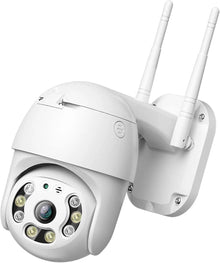 Set Promo: 2 Camere De Supraveghere Wifi Smart, Full HD, Senzor de Miscare, IP66, Aplicatie Telefon + 2 Carduri 64 GB+ EXTRA CADOU SURPRIZA