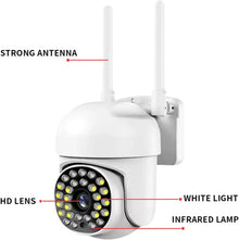 Camera De Supraveghere Jortan JT8161QJ, Cu Senzor de Miscare, Conexiune Wifi, Vizualizare Live Pe Telefon + Card 64 GB CADOU
