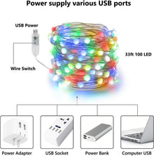 Ghirlanda Luminoasa Cu 100 LED-uri RGB, Control Prin Telecomanda si Aplicatie Smart, 10 m Lungime