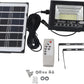 Proiector LED cu Panou Solar, 50W, Control Prin Telecomanda, Senzor Crepuscular