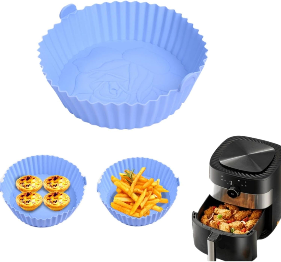 Forma Din Silicon Pentru Friteuza, Microunde sau Cuptor, Diametru 20 cm,  1+1 CADOU