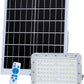 Panou Solar cu Proiector LED, Putere 100W, Rezistent la Apa, Control Prin Telecomada