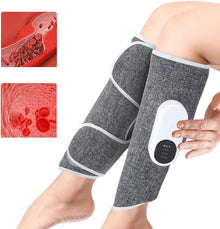 Dispozitiv De Masaj Cu Incalzire si Compresie Aer, Pentru Gambe si Picioare, Cu Afisaj Digital si Acumulator, 6 Moduri de Masaj