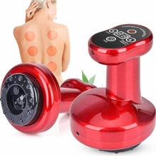 Aparat De Masaj Cupping, Cu Functie De Incalzire, 9 Trepte de Viteza, Rosu, 1+1 CADOU
