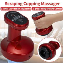 Aparat De Masaj Cupping, Cu Functie De Incalzire, 9 Trepte de Viteza, Rosu, 1+1 CADOU