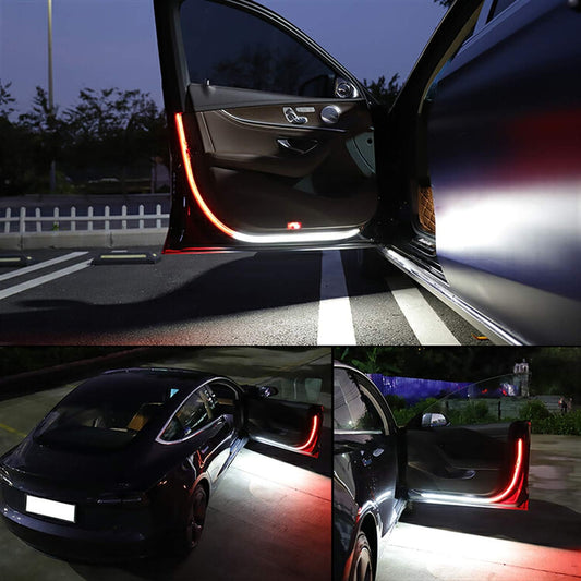 1+1 GRATIS: Banda Luminoasa Pentru Usi Autovehicul cu 3 Moduri De Iluminare