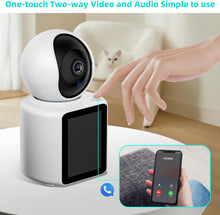 Camera Smart De Supraveghere Full HD,  Cu Monitor Video 2.8 inch, Functie Audio, Aplicatie Telefon, Conexiune Wifi, Senzor Detectie Miscare