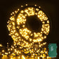 Instalatie De Craciun, Tip Rola, Cu 1000 LED-uri Mari, Interior sau Exterior, Rezistenta La Vreme Rea, 100 m, Alb Cald