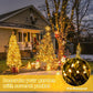 1+1 GRATIS:  Instalatie De Craciun, Tip Rola, Cu 500 LED-uri Mari, Interior sau Exterior, Rezistenta La Vreme Rea, 50 m, Alb Cald