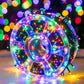 1+1 GRATIS: Instalatie De Craciun, Tip Rola, Cu 500 LED-uri Mari, Interior sau Exterior, Rezistenta La Vreme Rea, 50 m, Multicolor
