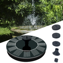 1+1 GRATIS: Fantana Arteziana Solara Pentru Gradina, Panou Solar Incorporat, 4 Moduri De Pulvelizare