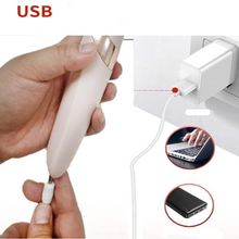 Pila Pentru Talpi Si Calcaie, 2 Capete, 2 Trepte De Viteza, Incarcare USB, Lumina LED