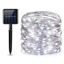 MEGA OFERTĂ 1+1 GRATIS – Instalatie Luminoasa Solara, Fir Flexibil din Cupru, Lumini LED Stralucitoare, Panou Solar, Ideala pentru Grădina, Terasa, Balcon si Decoratiuni Exterioare