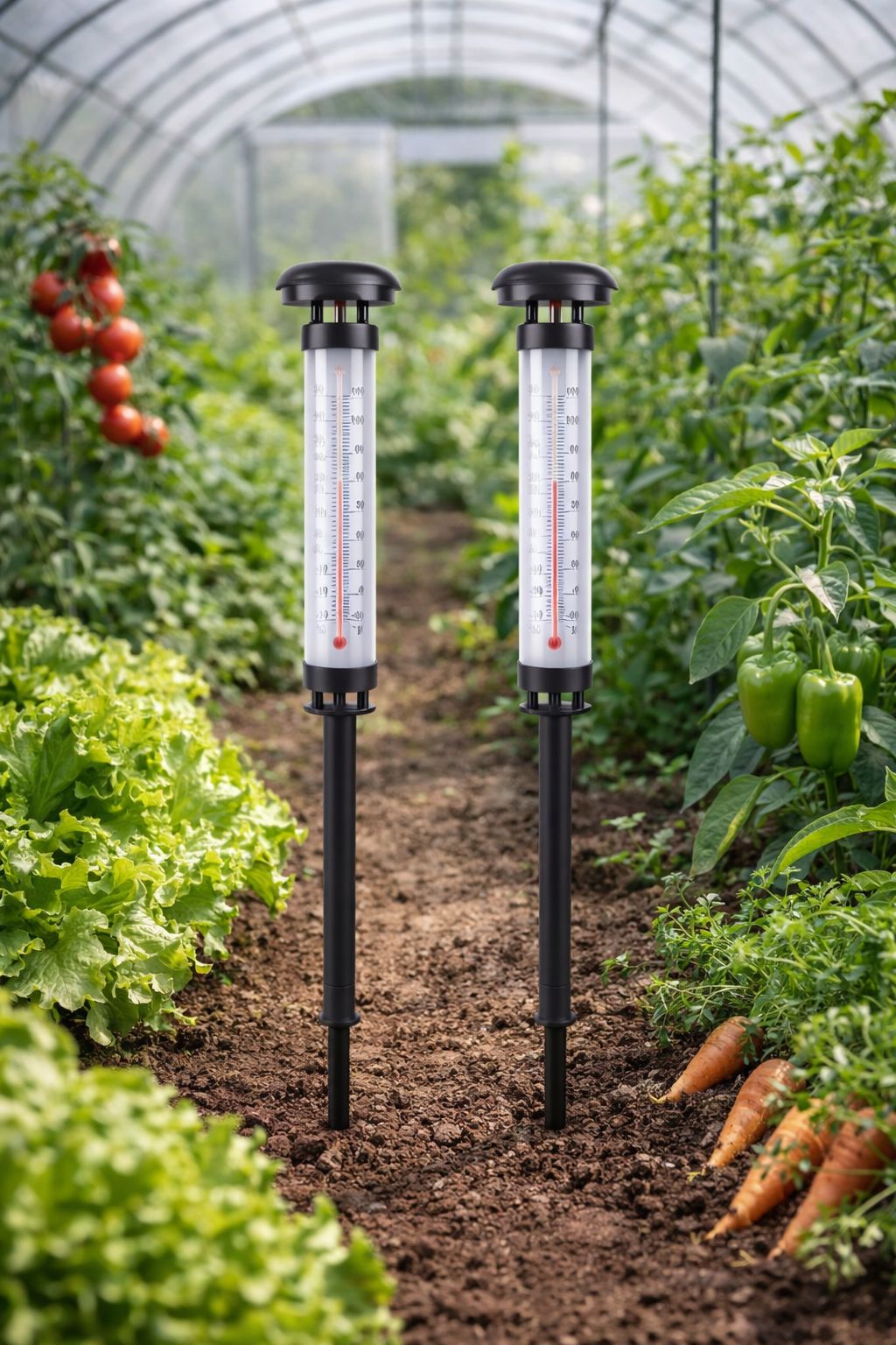 1+1 GRATIS: Termometru Solar Pentru Gradina Si Ghivece