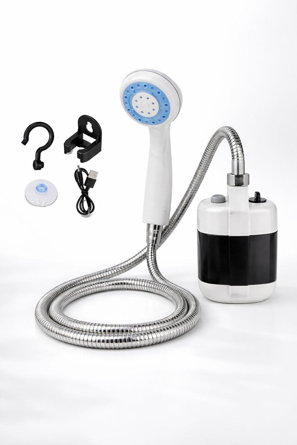 Dus Portabil Cu Pompa Submersibila, Ideal Pentru Gradina, Camping Sau Curte