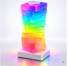 1+1 CADOU: Lampă LED RGB – Multicolor, Control prin Aplicatie si Telecomanda, Lumini pe Ritmul Muzicii, Design Spirala