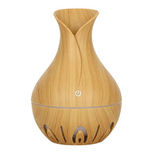 Difuzor de Aromaterapie cu Iluminare LED in 7 Culori, 300 ml + 12 uleiuri CADOU