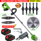 Motocoasa Gospodarul Eficient® Cu 2 BATERII de 48V, Putere 800W, Cu Brat Extensibil, Pentru Gazon, 8 Lame Diferite