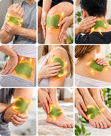Set 10+10 GRATIS :  Plasturi cu Extract de Pelin pentru Dureri de Genunchi, Articulații și Reumatism