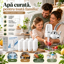 Filtru pentru Robinet Purificare Apă cu 6 Rezerve