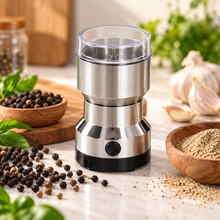 1+1 GRATIS: Rasnita Electrica pentru Cafea si Condimente, 150W, 14.500 RPM, Capacitate 50 g, Recipient Inox, 2 Lame Metalice