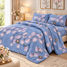 Lenjerie de Pat din Finet, Set Complet 4 Piese, Material Moale si Placut la Atingere, Diverse Modele