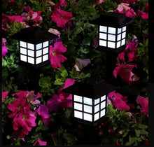 Set 10 Lampi Solare De Gradina Cu Iluminare Automata Pana La 10 Ore