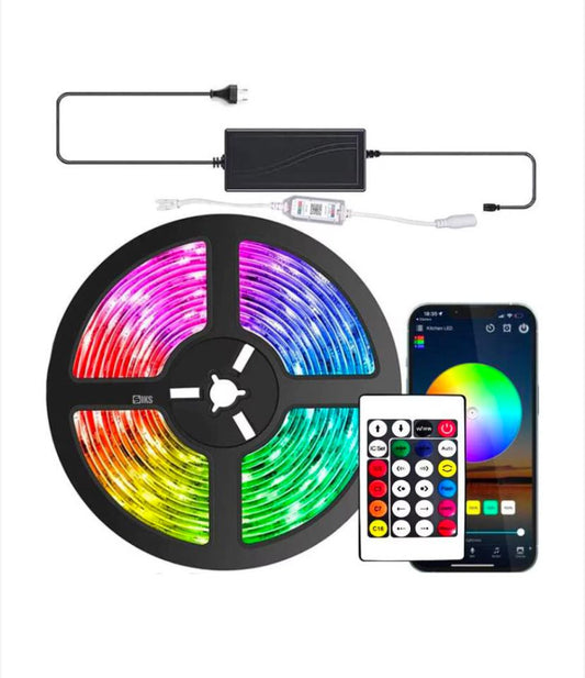 1+1 GRATIS: Banda Led Smart RGB - Cu Telecomanda + Control Din Telefon