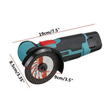 Mini Polizor Unghiular Electric cu 2 Acumulatori si 6 Discuri,Flex Portabil, 12V, Disc 76MM + 5 Discuri CADOU