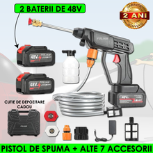 Kit De Spalat Cu Presiune + 2 Baterii 48V + Accesorii + Cadou Surpriza In Valoare de Minim 25lei