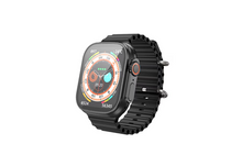 Ceas Smartwatch S9 Ultra, Deluxe Edition, Incarcare Wireless, Notificare Apel, Ritm Cardiac, Monitorizare Somn cu  Bratara din Silicon