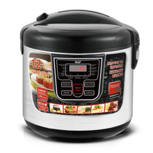 Multicooker cu 12 Programe De Gatit, Control Digital, Putere Mare 900W, Capacitate 6L, Sita Pentru Gatire la Aburi Inclusa